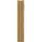 Ekena Millwork 5 1/2-in W x 26-in D x 34-in H Funston Slat Rough Cedar Woodgrain TimberThane Outlooker, Primed Tan OUTUR055X26X34FST24RCPR - alternate 6
